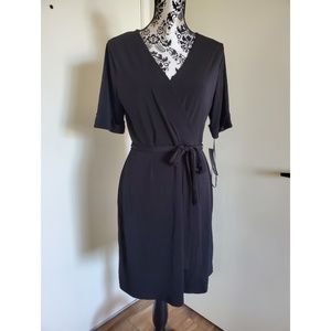 Apt 9 Faux Wrap Dress L
